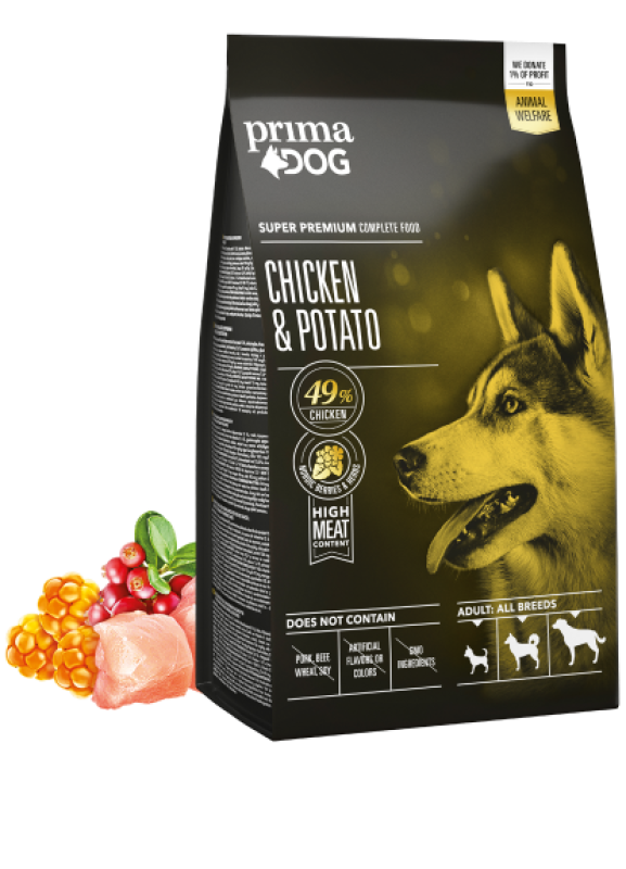 10002-PrimaDog-Chicken-potato-ingredients-2-kg